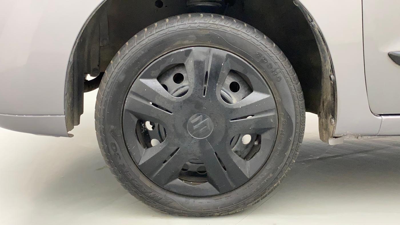 2011 Maruti Wagon R 1.0 VXI, Petrol, Manual, 61,600 km, Left Front Wheel