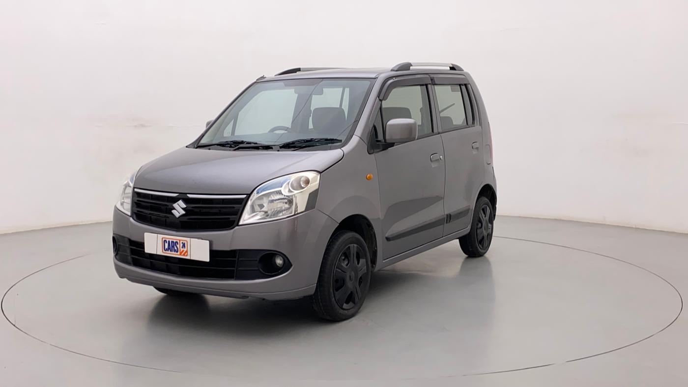 2011 Maruti Wagon R 1.0 VXI, Petrol, Manual, 61,600 km, Left Front Diagonal