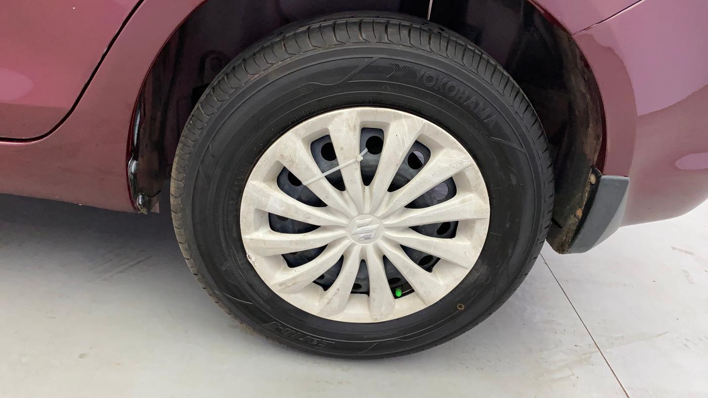 2015 Maruti Swift Dzire VXI, Petrol, Manual, 53,109 km, Left Rear Wheel