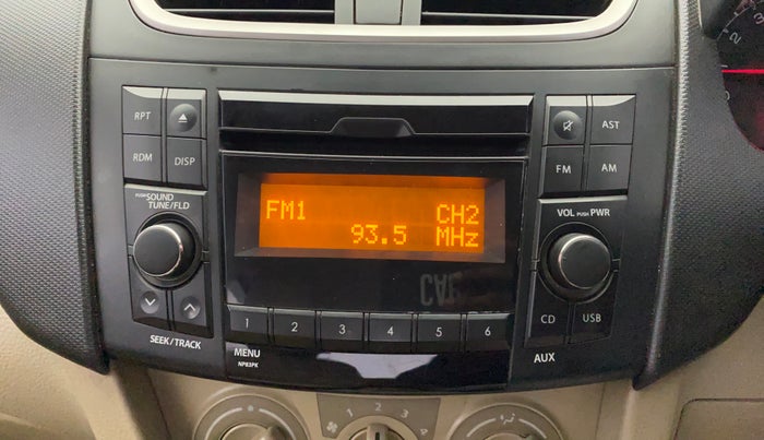 2015 Maruti Swift Dzire VXI, Petrol, Manual, 53,109 km, Infotainment System