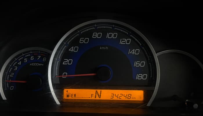 2018 Maruti Wagon R 1.0 VXI AMT, Petrol, Automatic, 34,240 km, Odometer Image