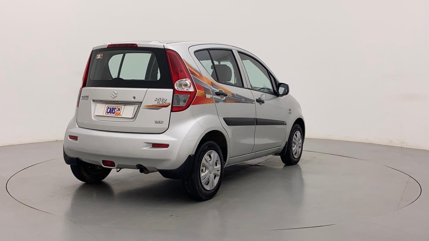2011 Maruti Ritz LDI, Diesel, Manual, 1,25,001 km, Right Back Diagonal