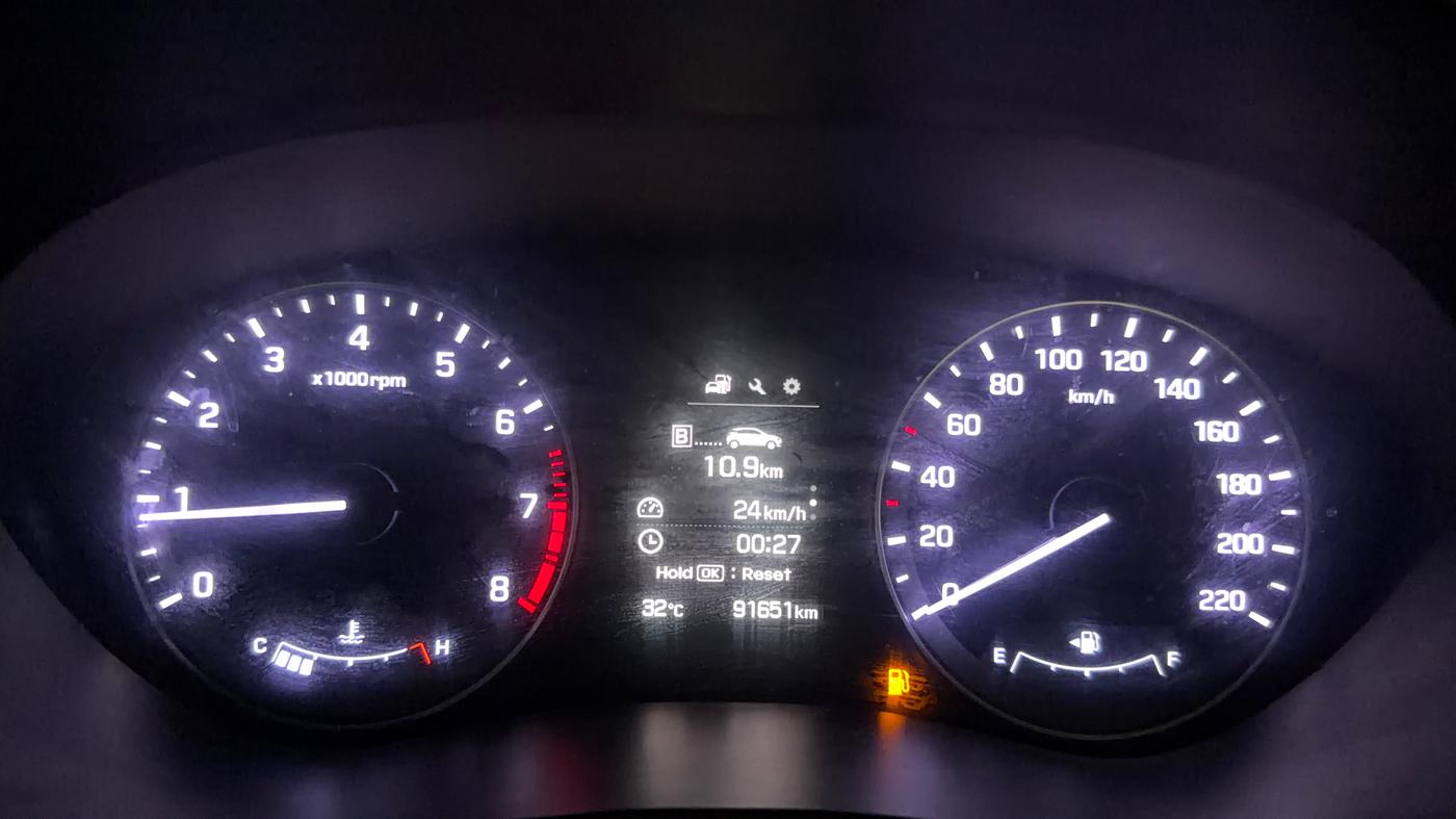 2015 Hyundai Elite i20 ASTA 1.2, Petrol, Manual, 91,626 km, Odometer Image