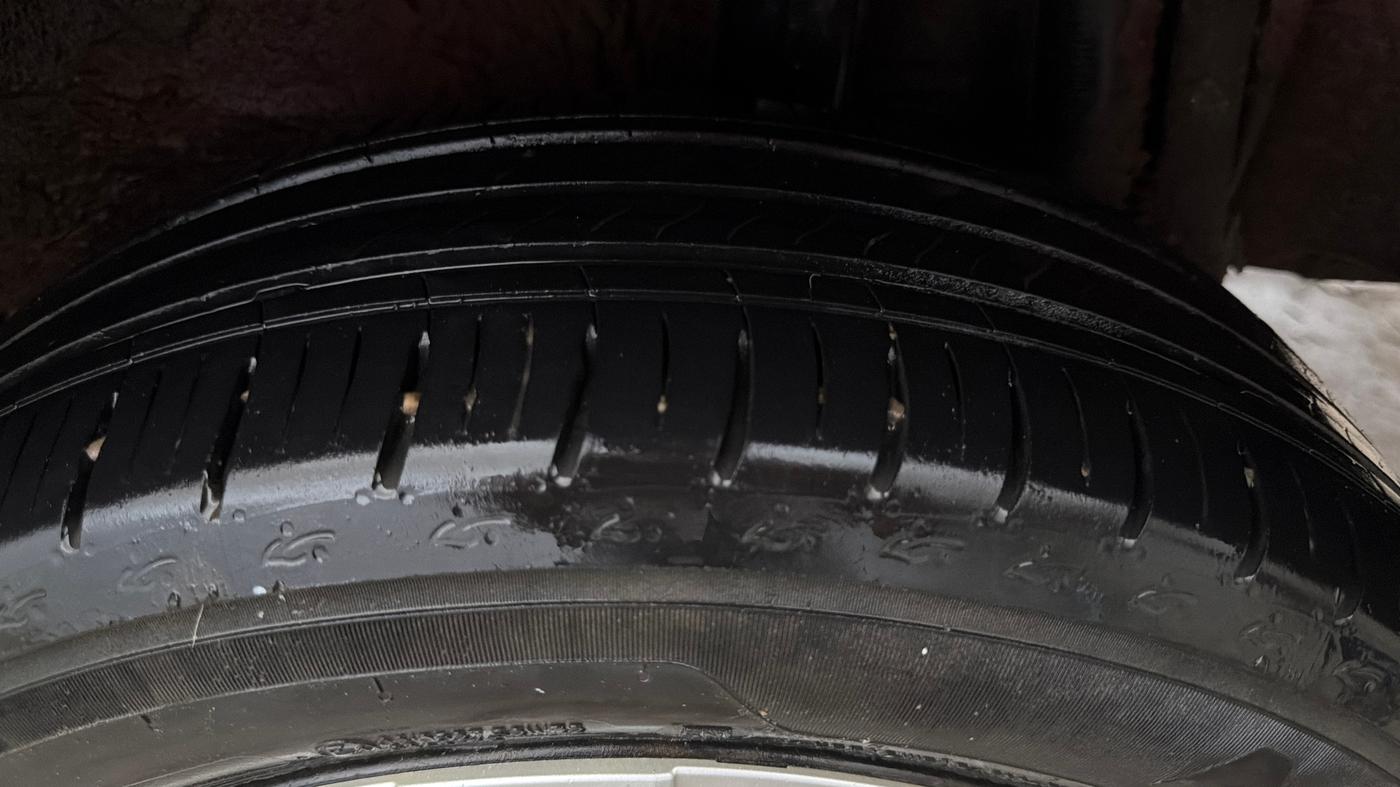 2018 Toyota YARIS J MT, Petrol, Manual, 69,932 km, Left Rear Tyre Tread