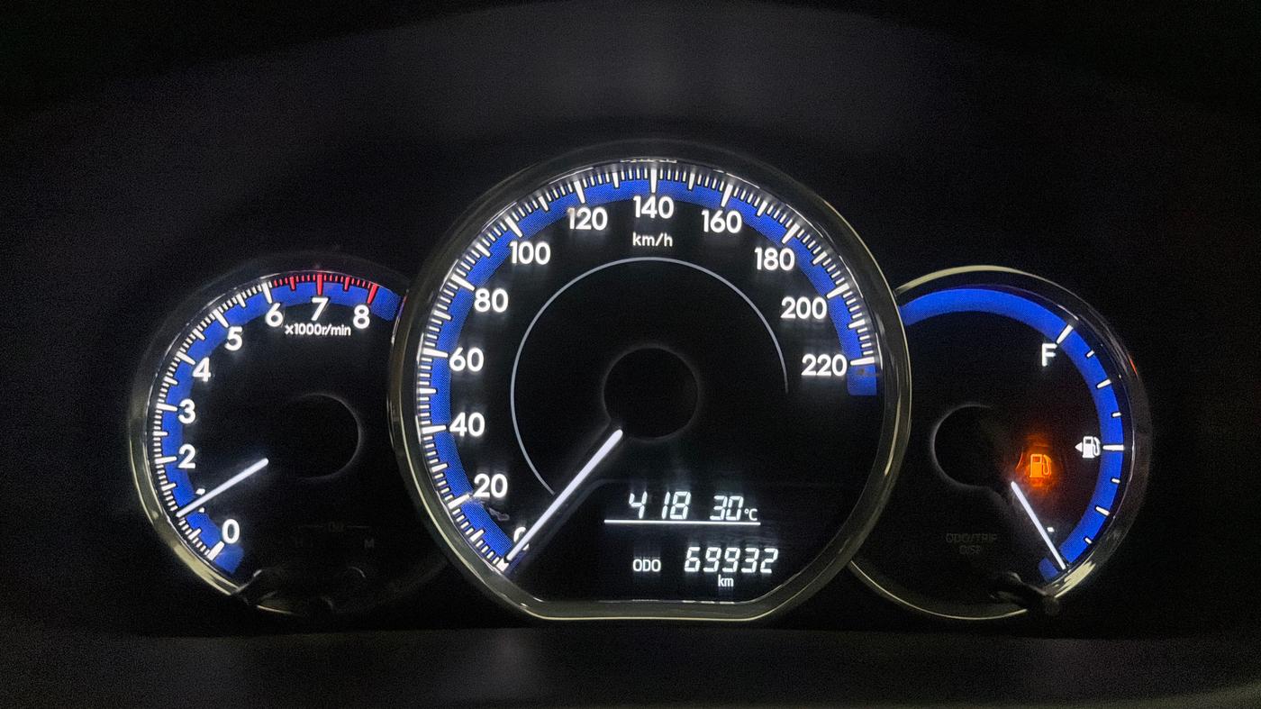2018 Toyota YARIS J MT, Petrol, Manual, 69,932 km, Odometer Image