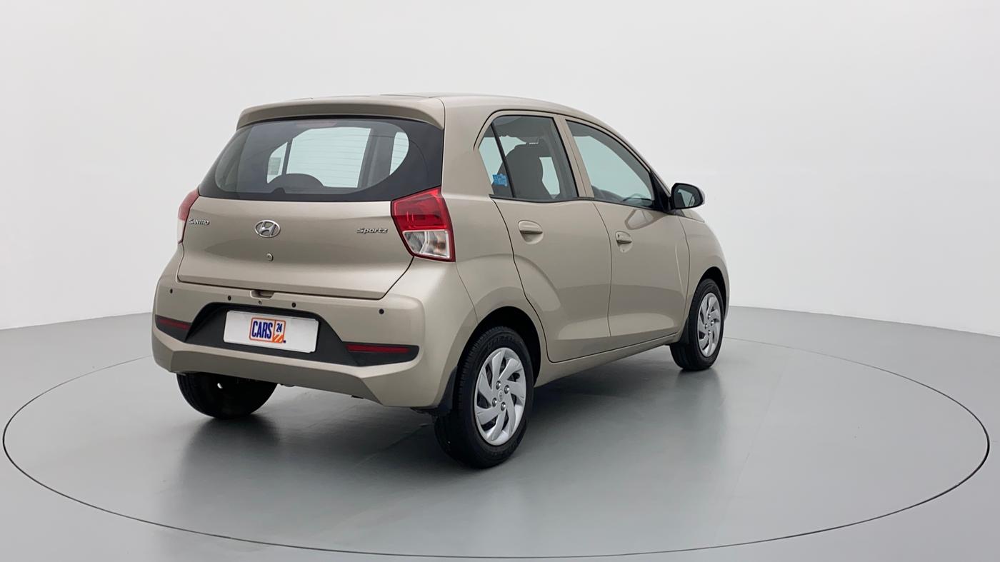 2018 Hyundai NEW SANTRO SPORTZ 1.1, Petrol, Manual, 15,643 km, Right Back Diagonal (45- Degree) View