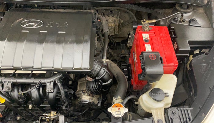 2015 Hyundai Grand i10 ASTA (O) 1.2 KAPPA VTVT, Petrol, Manual, 46,828 km, Engine View - Left