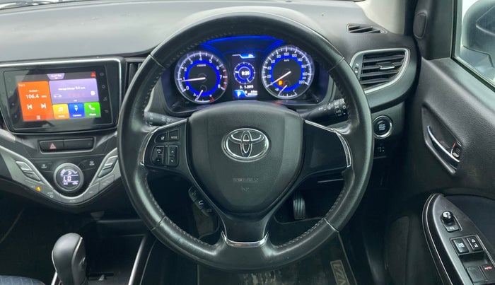 2019 Toyota Glanza V CVT, Petrol, Automatic, 39,014 km, Steering Wheel Close Up