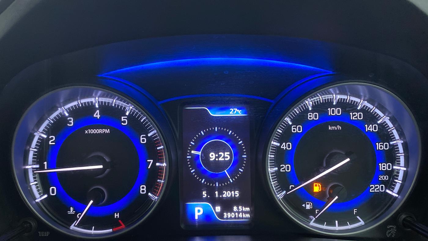 2019 Toyota Glanza V CVT, Petrol, Automatic, 39,014 km, Odometer Image