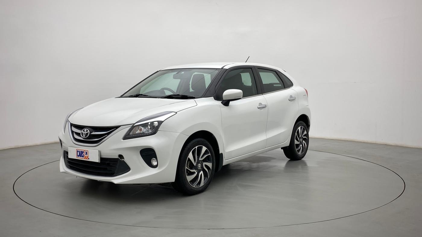 2019 Toyota Glanza V CVT, Petrol, Automatic, 39,014 km, Left Front Diagonal