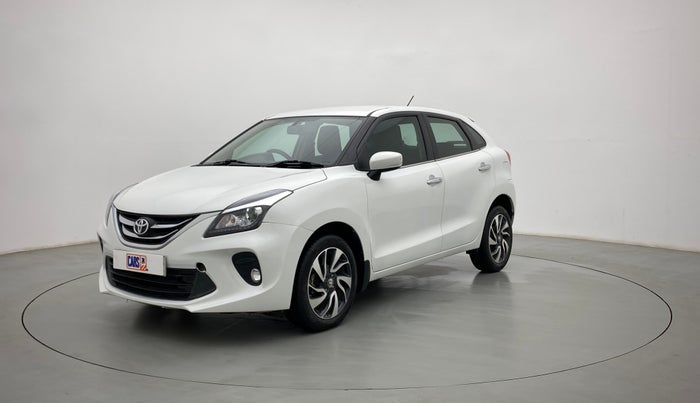 2019 Toyota Glanza V CVT, Petrol, Automatic, 39,014 km, Left Front Diagonal