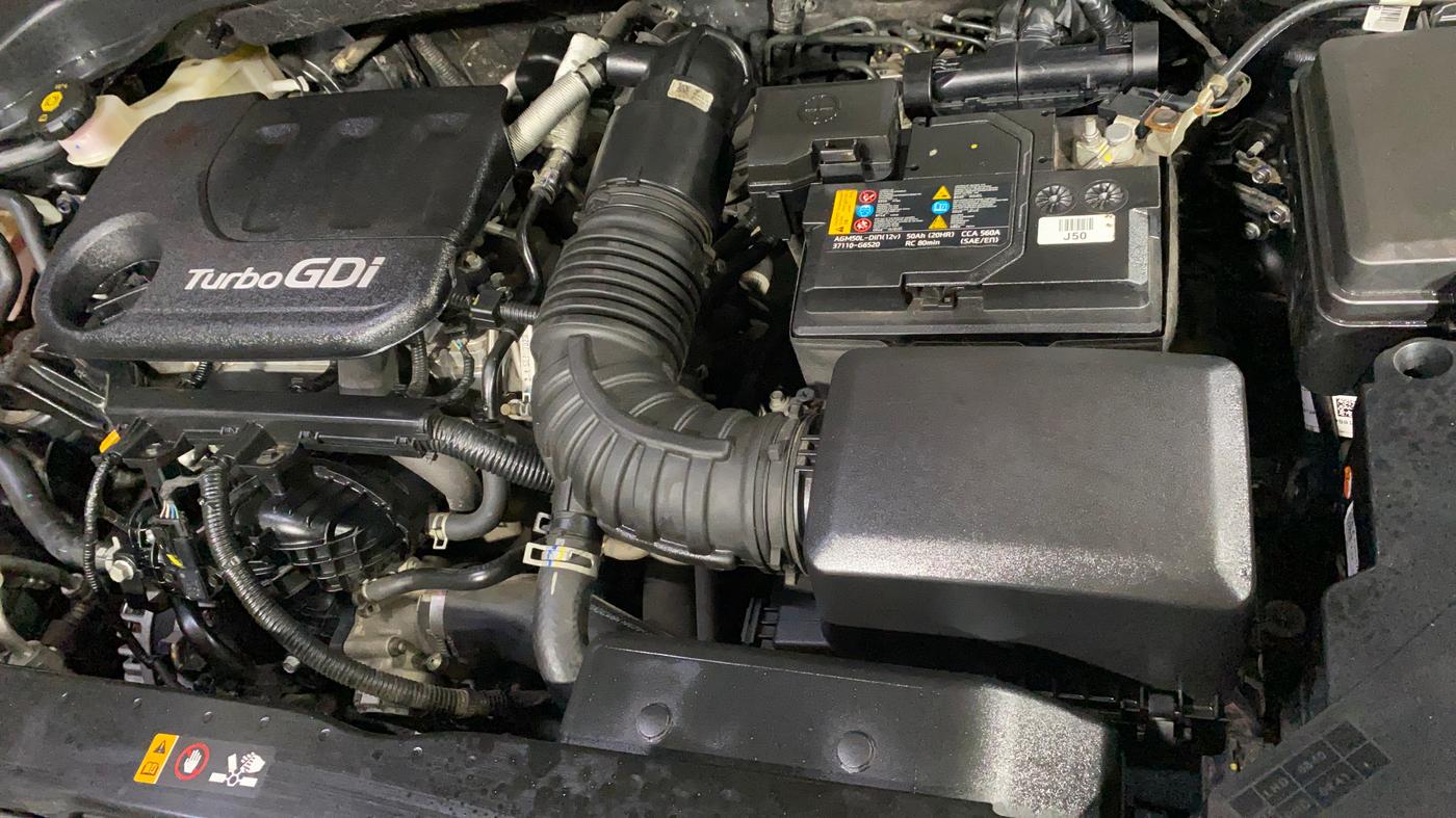 2024 KIA SONET HTX PLUS 1.0 TURBO PETROL IMT, Petrol, Manual, 16,604 km, Engine View - Left