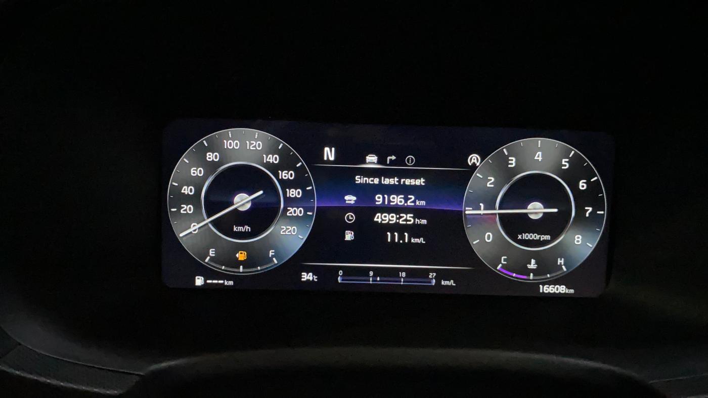 2024 KIA SONET HTX PLUS 1.0 TURBO PETROL IMT, Petrol, Manual, 16,604 km, Odometer Image