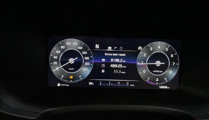 2024 KIA SONET HTX PLUS 1.0 TURBO PETROL IMT, Petrol, Manual, 16,604 km, Odometer Image
