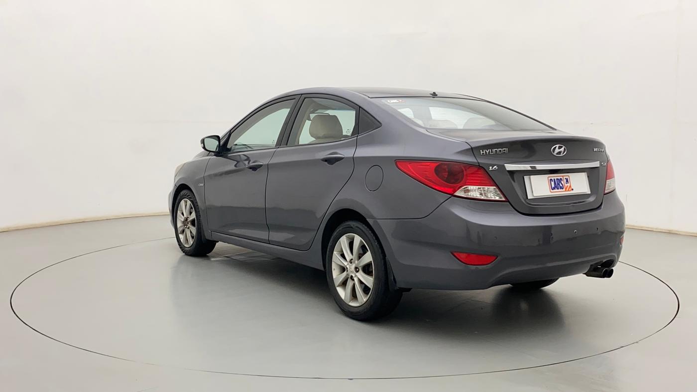 2012 Hyundai Verna FLUIDIC 1.6 CRDI SX, CNG, Manual, 1,19,444 km, Left Back Diagonal