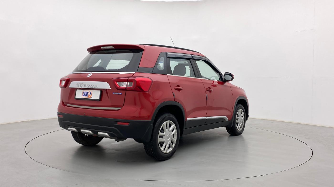 2022 Maruti BREZZA VXI AT SMART HYBRID, Petrol, Automatic, 15,524 km, Right Back Diagonal
