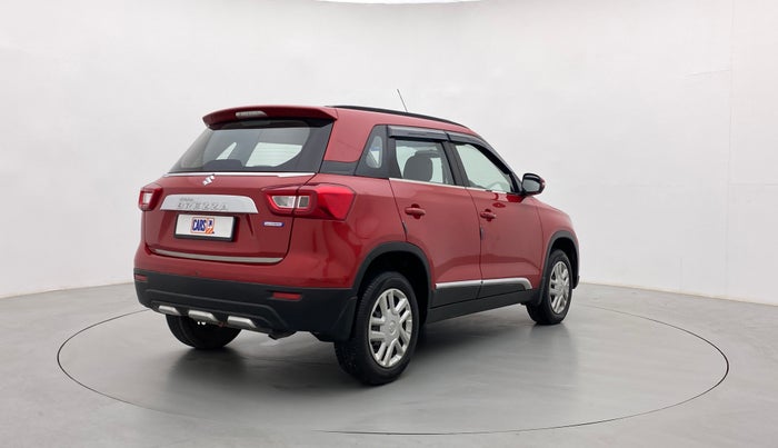 2022 Maruti BREZZA VXI AT SMART HYBRID, Petrol, Automatic, 15,524 km, Right Back Diagonal