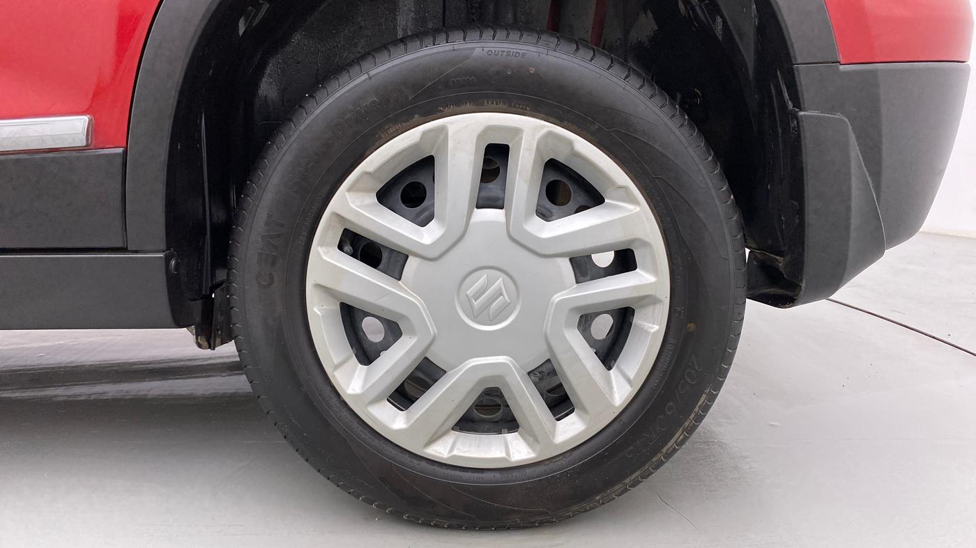 2022 Maruti BREZZA VXI AT SMART HYBRID, Petrol, Automatic, 15,524 km, Left Rear Wheel