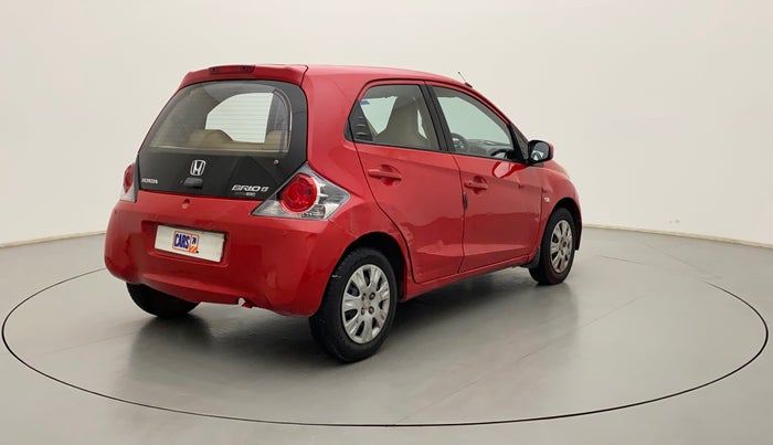 2013 Honda Brio S MT, Petrol, Manual, 6,55,681 km, Right Back Diagonal