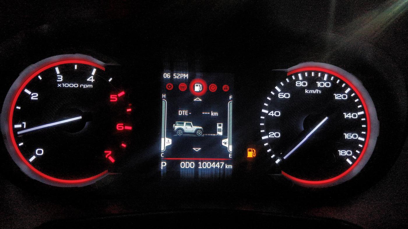2021 Mahindra Thar LX D AT 4WD HT, Diesel, Automatic, 1,00,425 km, Odometer Image