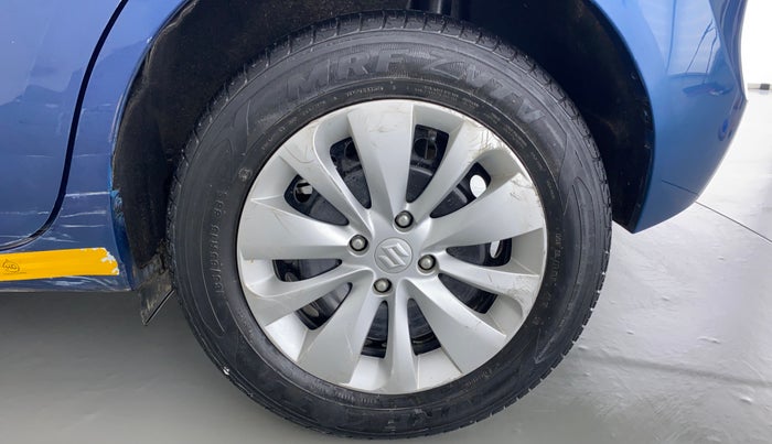 2016 Maruti Baleno DELTA 1.2 K12, Petrol, Manual, 45,749 km, Left Rear Wheel