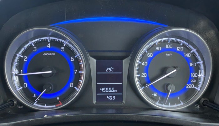 2016 Maruti Baleno DELTA 1.2 K12, Petrol, Manual, 45,749 km, Odometer Image