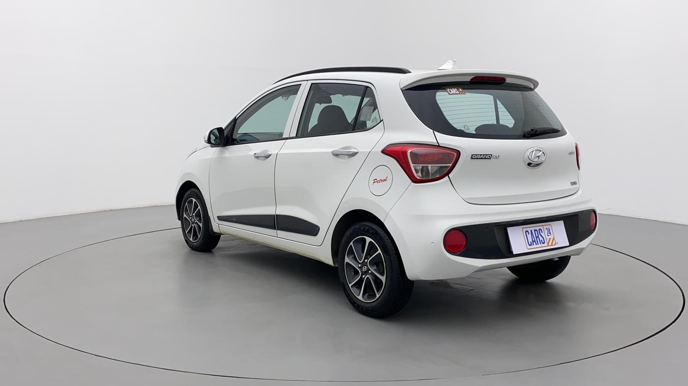 2017 Hyundai Grand i10 ASTA 1.2 KAPPA VTVT, Petrol, Manual, 42,388 km, Left Back Diagonal