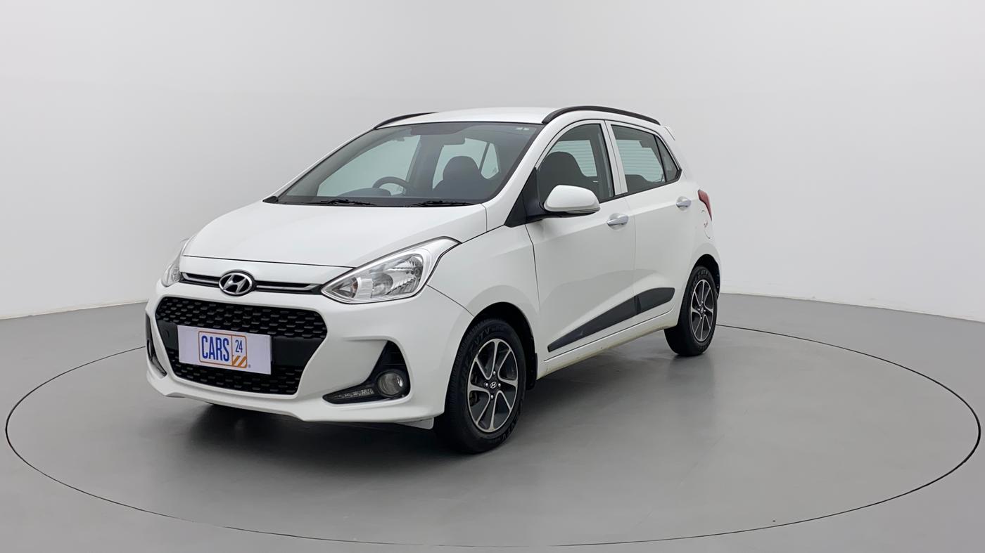 2017 Hyundai Grand i10 ASTA 1.2 KAPPA VTVT, Petrol, Manual, 42,388 km, Left Front Diagonal