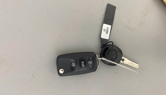 2018 Skoda Rapid STYLE 1.6 MPI AT, Petrol, Automatic, 81,185 km, Key Close Up