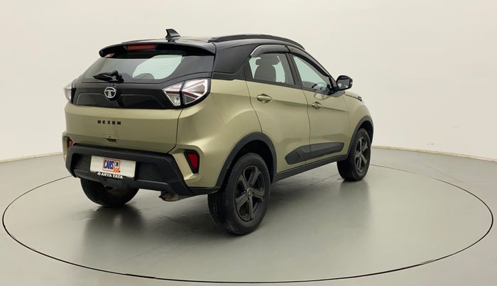2022 Tata NEXON XZA PLUS (PREMIUM) KAZIRANGA PETROL, Petrol, Automatic, 17,436 km, Right Back Diagonal