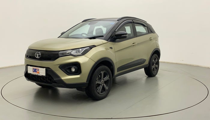 2022 Tata NEXON XZA PLUS (PREMIUM) KAZIRANGA PETROL, Petrol, Automatic, 17,436 km, Left Front Diagonal