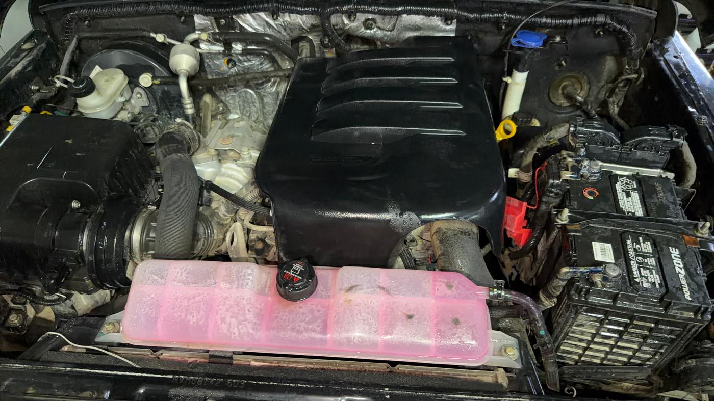 2021 Mahindra Thar LX PETROL HT 4WD AT, Petrol, Automatic, 80,146 km, Engine View - Left
