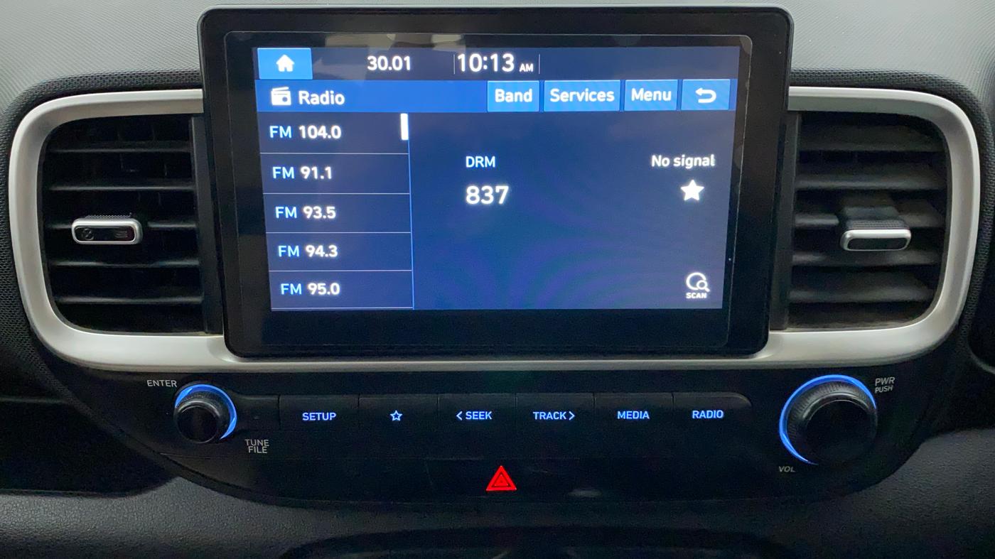 2019 Hyundai VENUE SX 1.0 TURBO, Petrol, Manual, 99,901 km, Infotainment System