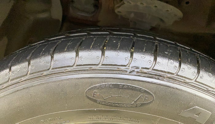 2015 Hyundai Grand i10 ASTA AT 1.2 KAPPA VTVT, Petrol, Automatic, 45,488 km, Left Front Tyre Tread