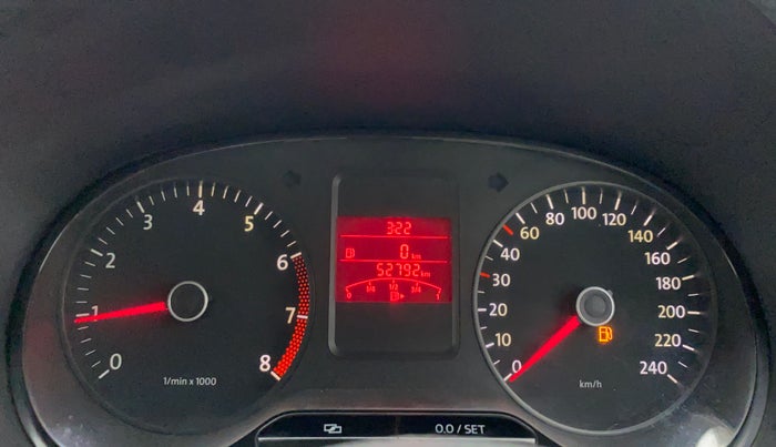 2012 Volkswagen Polo TRENDLINE 1.2L PETROL, Petrol, Manual, 52,894 km, Odometer Image