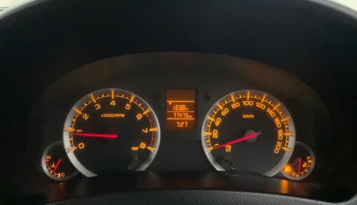 2012 Maruti Swift VXI, Petrol, Manual, 77,465 km, Odometer Image