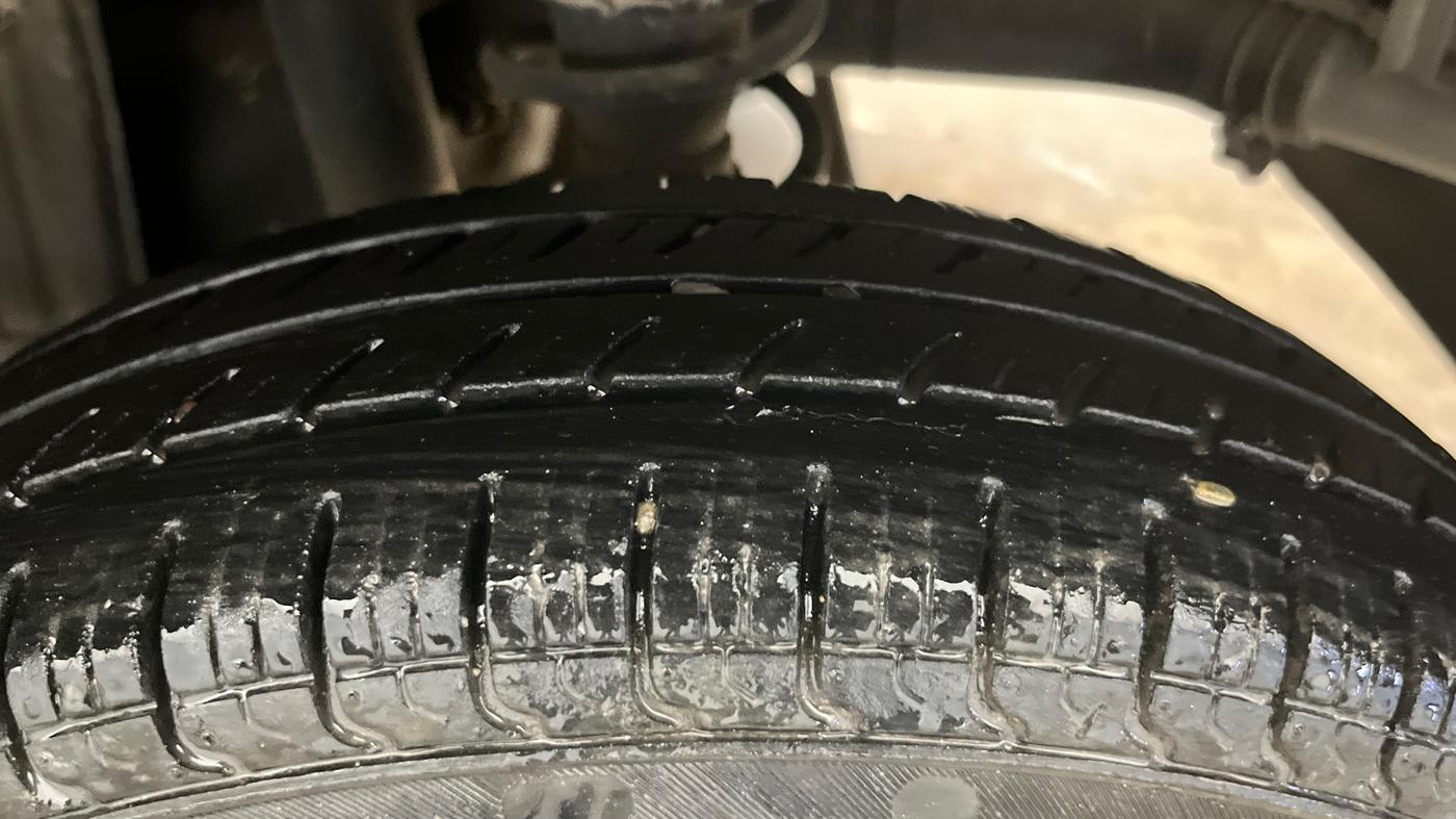 2022 Maruti Alto LXI O, Petrol, Manual, 47,009 km, Left Rear Tyre Tread
