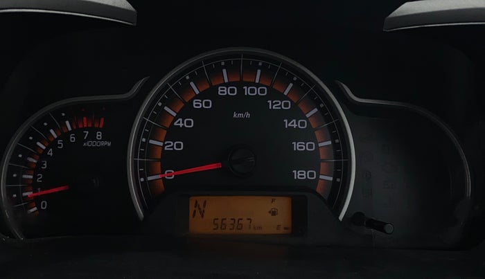 2016 Maruti Alto K10 VXI AMT, Petrol, Automatic, 56,360 km, Odometer Image