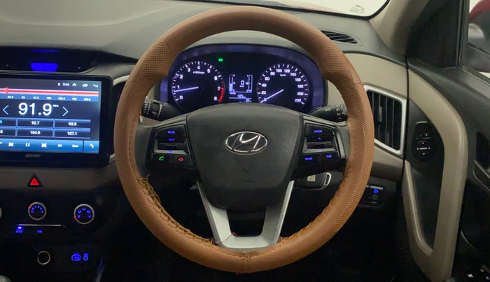 2018 Hyundai Creta E PLUS 1.6 PETROL, Petrol, Manual, 94,394 km, Steering Wheel Close Up