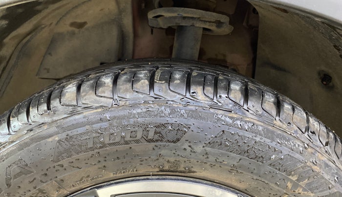 2024 Tata NEXON CREATIVE PLUS 1.2 REVOTRON 6 AMT DT, Petrol, Automatic, 4,273 km, Left Front Tyre Tread