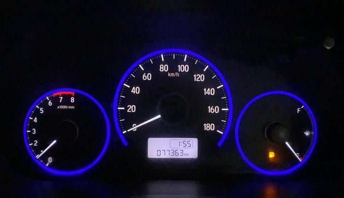 2016 Honda Amaze 1.2L I-VTEC S, Petrol, Manual, 77,460 km, Odometer Image