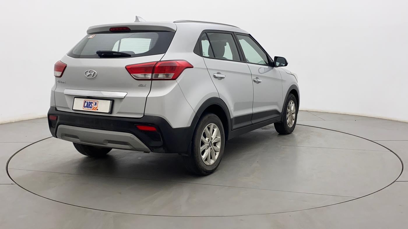 2018 Hyundai Creta SX 1.6 PETROL, Petrol, Manual, 61,248 km, Right Back Diagonal