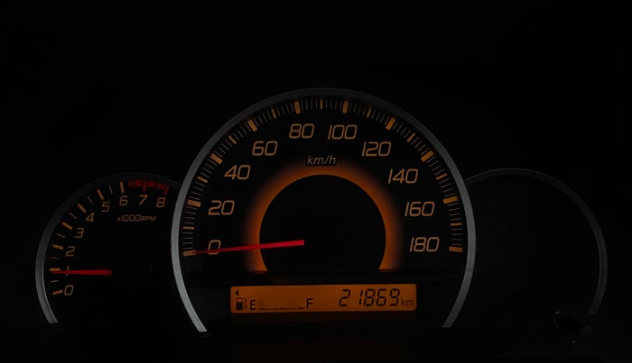 2016 Maruti Wagon R 1.0 VXI, Petrol, Manual, 21,931 km, Odometer Image