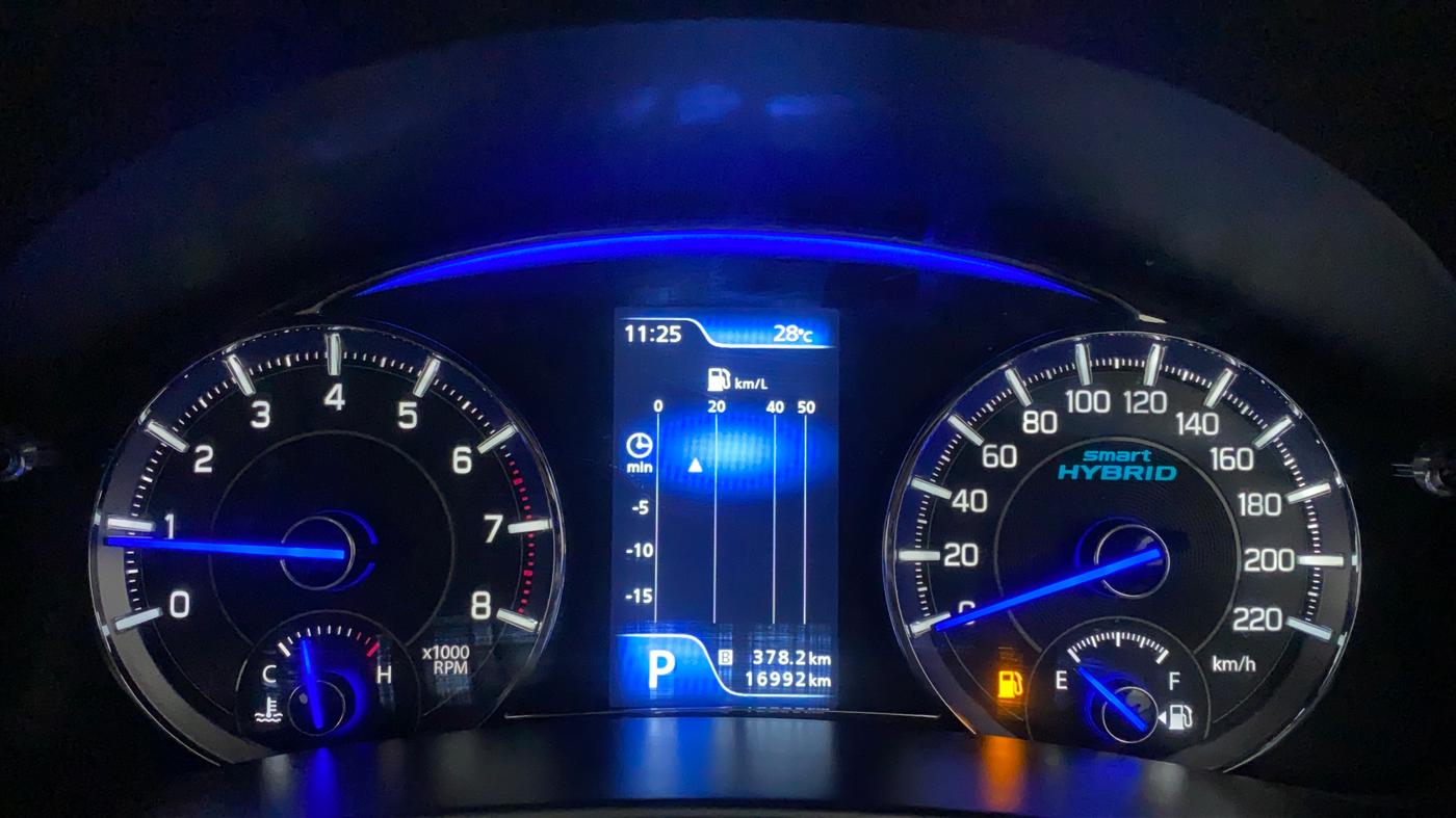2021 Maruti Ciaz DELTA AT 1.5 SHVS PETROL, Petrol, Automatic, 17,344 km, Odometer Image