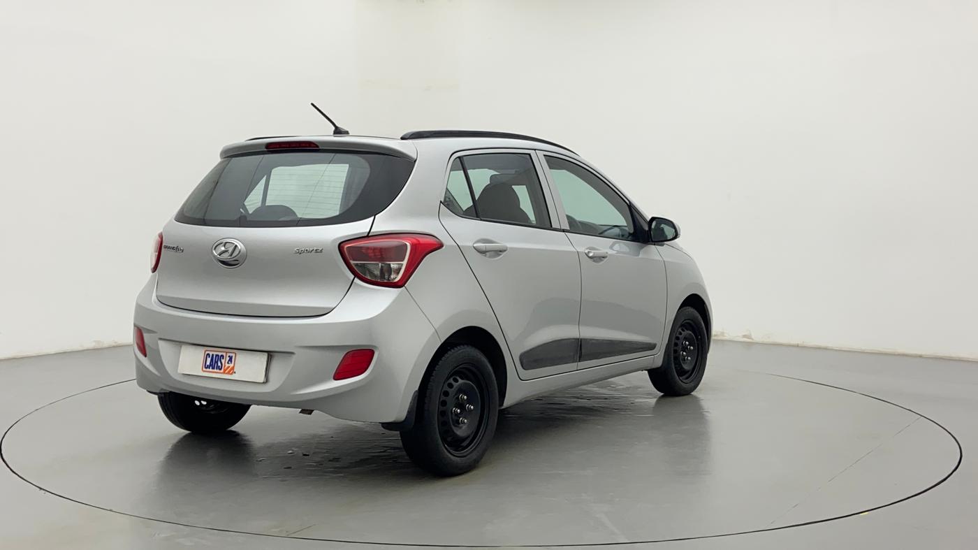 2016 Hyundai Grand i10 SPORTS 1.2 VTVT, Petrol, Manual, 20,564 km, Right Back Diagonal