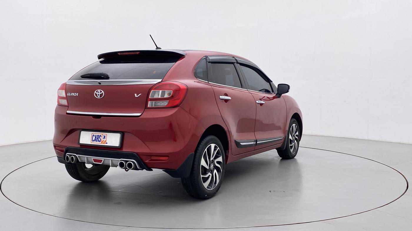 2019 Toyota Glanza V MT PETROL, Petrol, Manual, 49,615 km, Right Back Diagonal