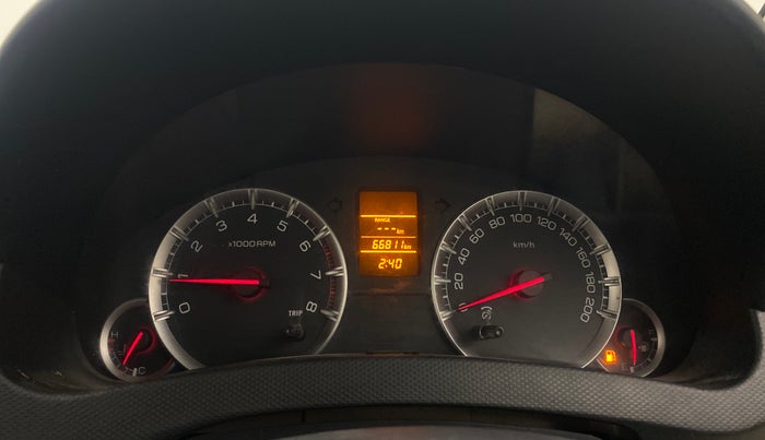 2013 Maruti Swift Dzire VXI, Petrol, Manual, 66,792 km, Odometer Image