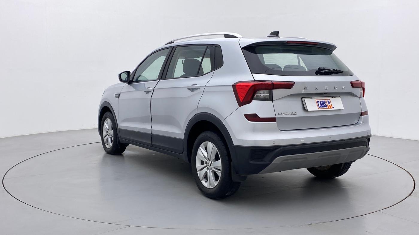 2021 Skoda KUSHAQ AMBITION 1.0 TSI AT, Petrol, Automatic, 8,956 km, Left Back Diagonal