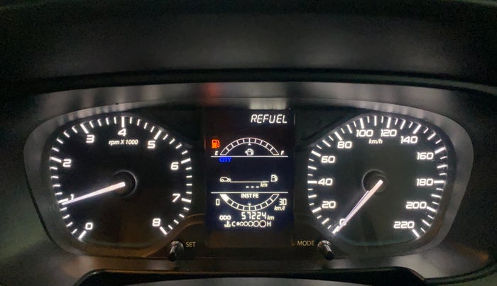 2022 Tata PUNCH ADVENTURE MT, Petrol, Manual, 57,216 km, Odometer Image