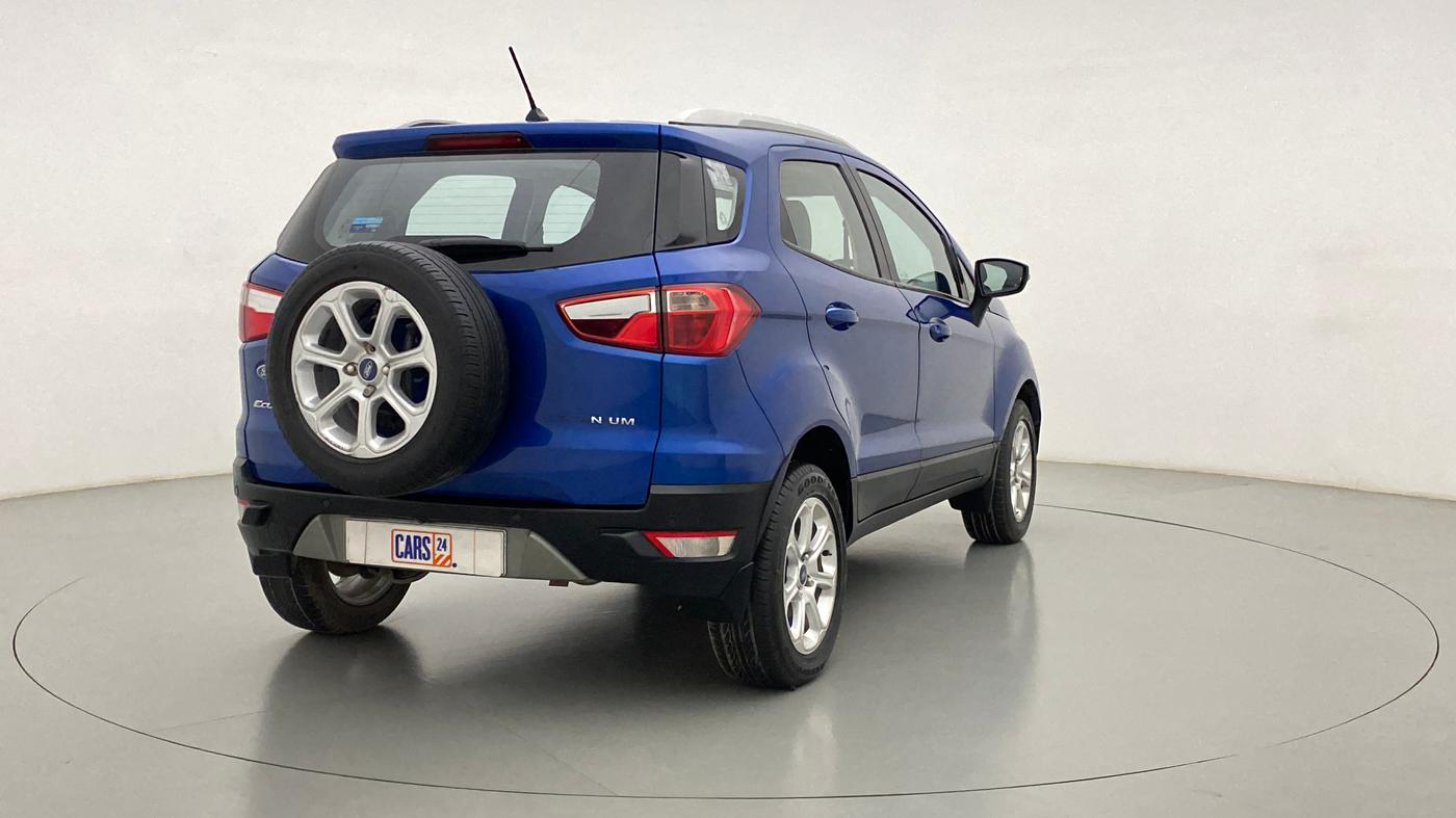2020 Ford Ecosport TITANIUM + 1.5L PETROL AT, Petrol, Automatic, 31,724 km, Right Back Diagonal